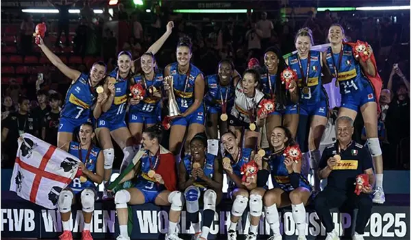 Italia campione del mondo di volley femminile 2025: battuta la Turchia