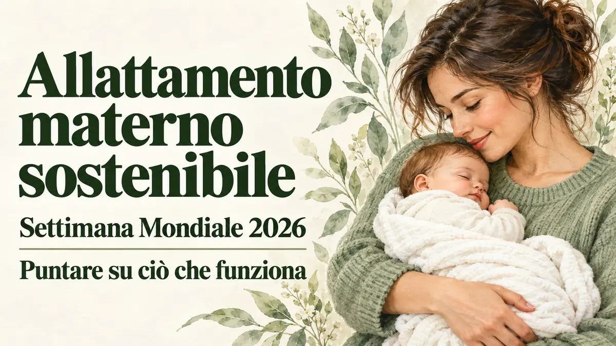 Allattamento Materno Sostenibile: la Settimana Mondiale 2026 punta su ciò che funziona
