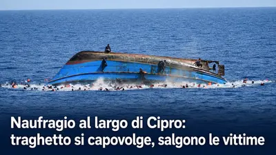 Naufragio al largo di Cipro: traghetto si capovolge, salgono le vittime