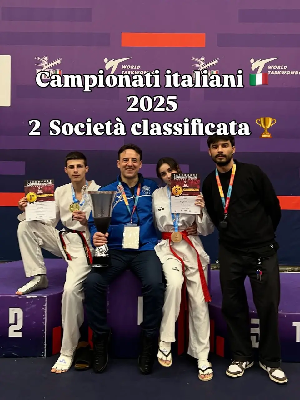 La Blue World trionfa ai Campionati Italiani di Taekwondo 2025 a Jesolo