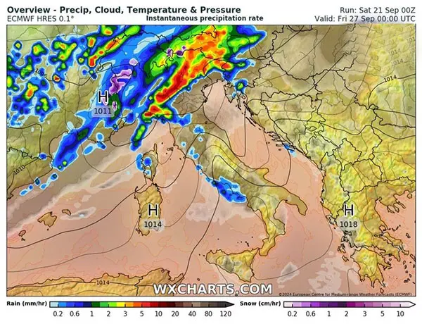 Meteo: nuovo vortice in arrivo, prime insidie da domenica - tutti i dettagli