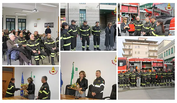 Il Prefetto, Dott.ssa Anna Aurora Colosimo, in visita istituzionale al Comando dei Vvf di Vibo Valentia