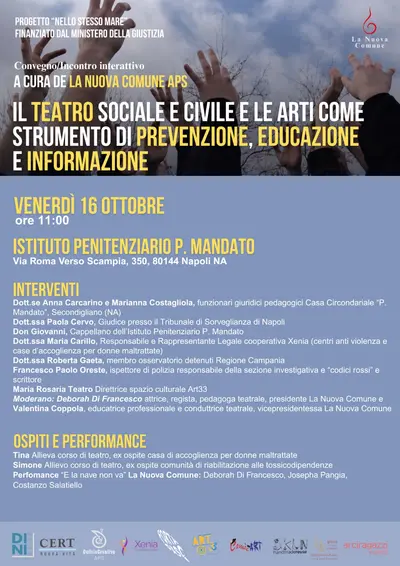 “Nello stesso mare” progetto di formazione teatrale in carcere