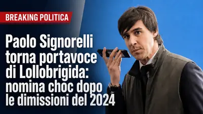 Paolo Signorelli torna portavoce di Lollobrigida: nomina choc dopo le dimissioni del 2024