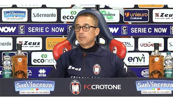 Mister Longo: "Crotone affamato e ambizioso contro la Cavese" (Video)