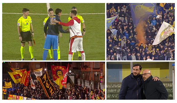 Carrarese-Catanzaro 3-3. Reti e incertezza dall’inizio alla fine con Pittarello che fissa il risultato in pieno recupero su penalty.