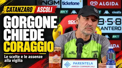 Catanzaro Ascoli, Gorgone tra dubbi e attese alla vigilia del Ceravolo. Video