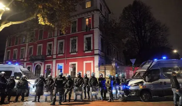 Blitz delle forze dell’ordine dopo gli assalti a La Stampa, OGR e Leonardo durante le manifestazioni pro Palestina