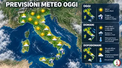 Meteo Italia, settimana tra caldo anomalo e nuovi temporali