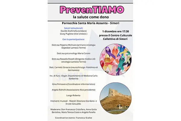 PrevenTIAMO… Una giornata per celebrare la vita