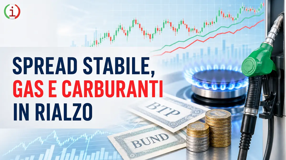 Mercati sotto osservazione tra spread stabile gas in rialzo e carburanti più cari in autostrada
