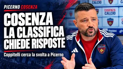 Cosenza-Picerno Coppitelli tra fiducia e punti mancanti la classifica chiede risposte