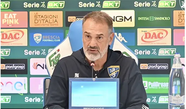 Brescia-Frosinone 4-0, Mister Vivarini amareggiato: "abbiamo sbagliato mentalità, serve una reazione (Video)