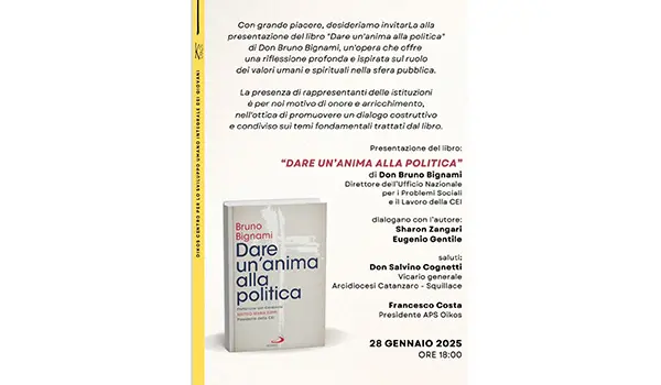 "Dare un’anima alla politica": presentazione del libro di Don Bruno Bignami
