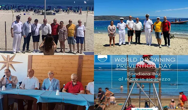 Soverato celebra la Giornata Mondiale della Prevenzione dell’Annegamento con l’iniziativa Bandiera Blu al mare in sicurezza