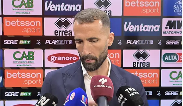 Bari-Sudtirol 0-0, Di Cesare dopo l’andata playout: “A Bolzano serve solo vincere per salvarci”