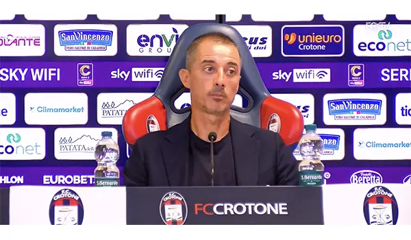 Crotone - Benevento 1-2: le parole di mister Longo nel post partita. Video