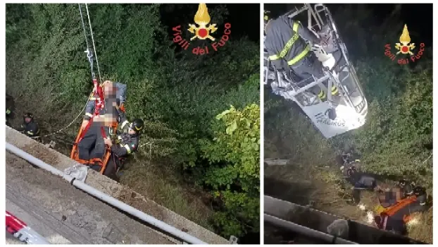 Donnici, uomo cade durante la Festa dell’Uva: intervento dei Vvf