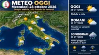 Meteo, svolta fredda verso Halloween e Ognissanti dopo le giornate miti