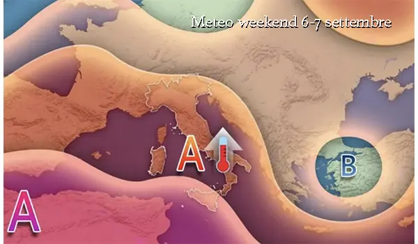 Meteo: anticiclone in rinforzo, temperature in aumento e qualche pioggia al Nord