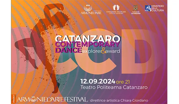 Progetto speciale di armonie d’Arte festival. Catanzaro Contemporary Dance - Explorer & Award