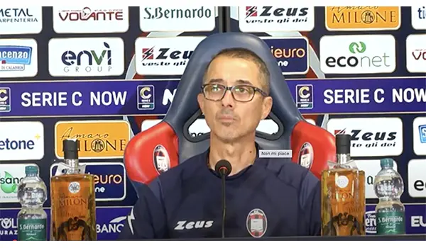Mister Longo carica il Crotone: identità e concentrazione per superare il Messina (Video)