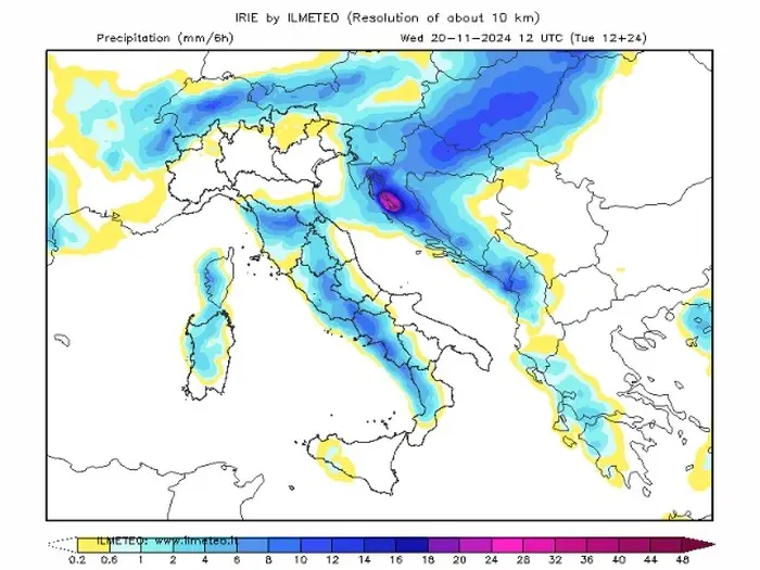 Maltempo in arrivo: pioggia, neve e venti forti sull'Italia