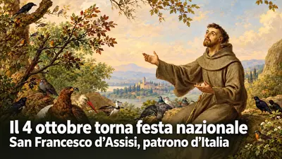 Il 4 ottobre torna festa nazionale: San Francesco d'Assisi patrono d'Italia