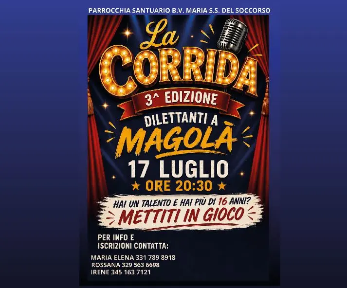 Torna con la III edizione "La Corrida dilettanti a Magolà", a Lamezia Terme