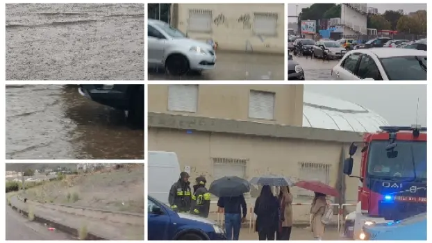 Maltempo in Calabria: Vigili del Fuoco in azione tra Crotone e Catanzaro per allagamenti e incendio a viale Europa. Video