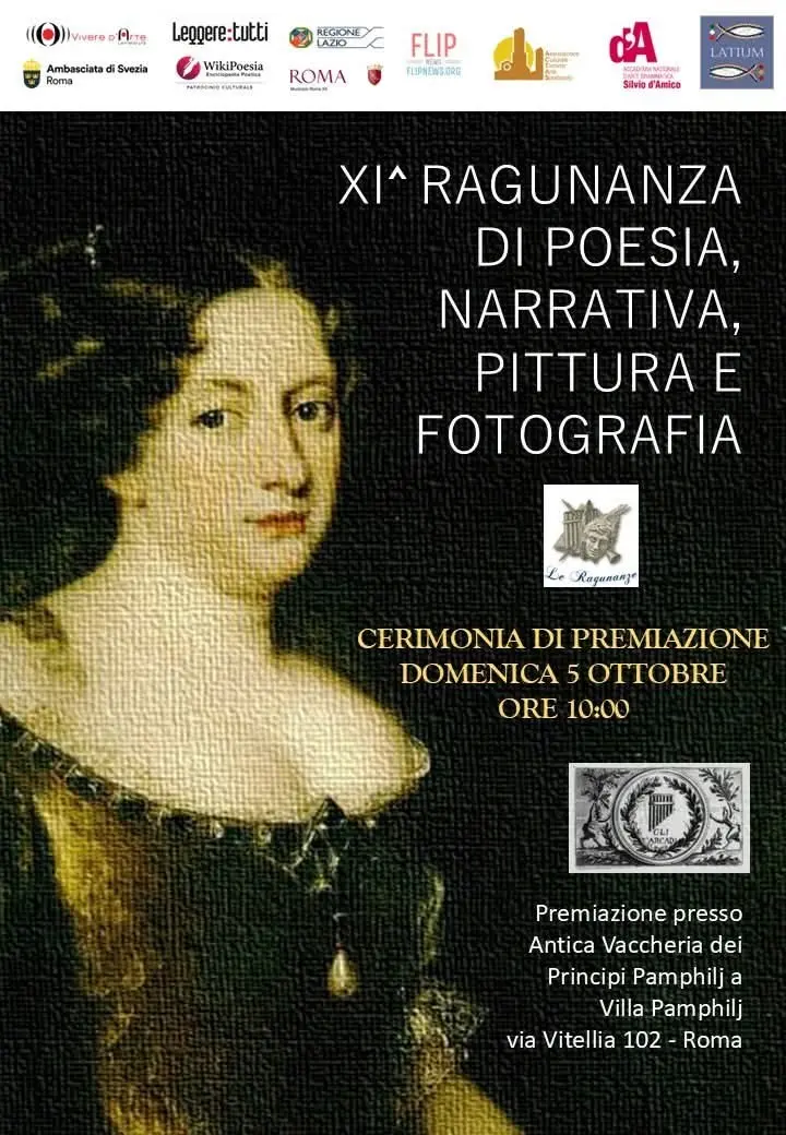 A Villa Pamphilj l'undicesima Ragunanza di poesia, narrativa, pittura e fotografia