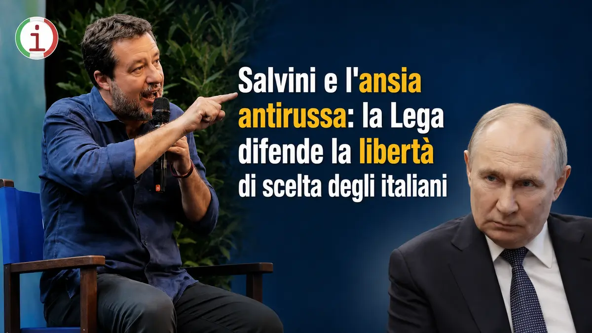 Salvini e l'ansia antirussa: la Lega difende la libertà di scelta degli italiani