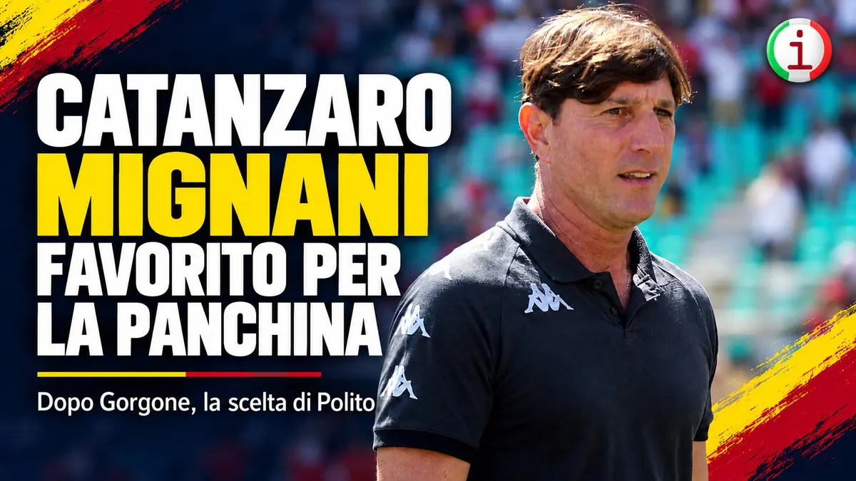 Catanzaro punta su Mignani dopo Gorgone il legame con Polito può pesare nella scelta
