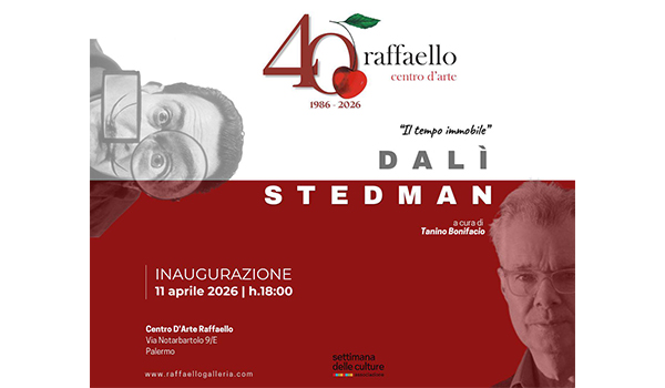 Salvador Dalì e Nicholas Stedman protagonisti de “Il tempo immobile”: primo appuntamento di “Storie e dialoghi”, la rassegna a cura di Tanino Bonifacio che celebra i quarant’anni del “Centro d’arte Raffaello”