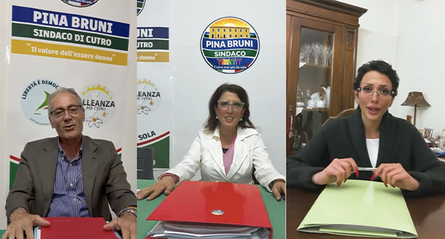 Elezioni comunali Cutro 2026: Pina Bruni candidata sindaco, con Lerose e Tedesco