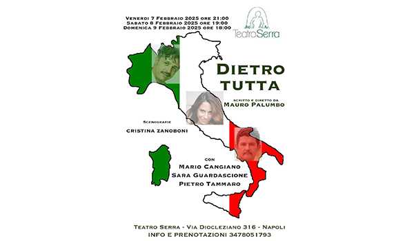 “Dietro tutta”, al Teatro Serra l’amore al tempo del pregiudizio 