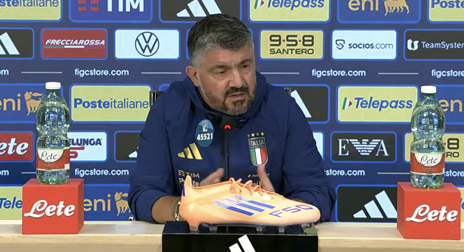 Gattuso: “Non siamo qui in vacanza”. La conferenza pre Italia-Moldavia. Video
