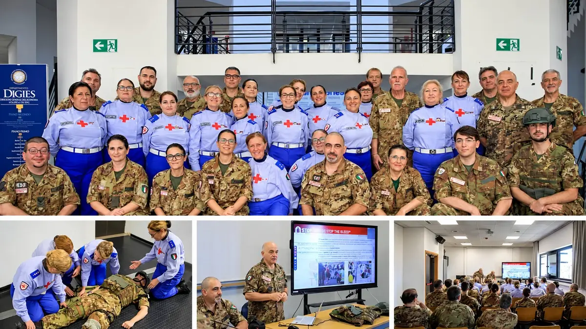 Stop The Bleed: militari e Crocerossine insieme per la gestione delle emorragie massive 