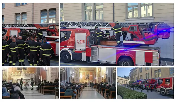 Catanzaro, addio al Vigile del Fuoco Diego Amelio: il commosso saluto del Comando provinciale. Video