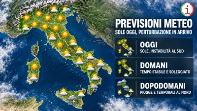 Meteo Italia, sole e temperature in aumento prima del ritorno di piogge e temporali