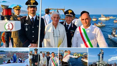 Festa della Madonna di Porto Salvo a Soverato, grande partecipazione e devozione sul mare