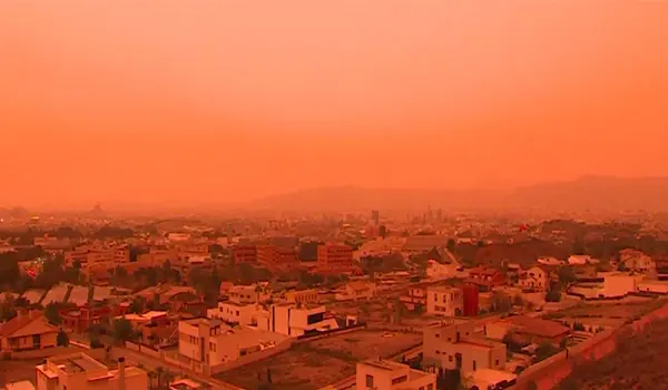 Arriva la polvere del Sahara con piogge sporche e cieli opachi, picco il 13 aprile