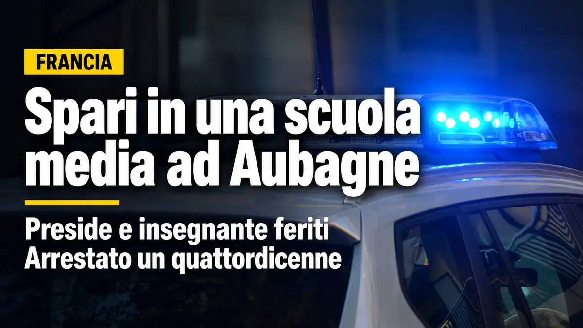 Francia, spari in una scuola media a Aubagne: preside e insegnante feriti, arrestato un quattordicenne