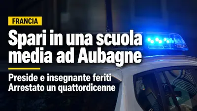 Francia, spari in una scuola media a Aubagne: preside e insegnante feriti, arrestato un quattordicenne