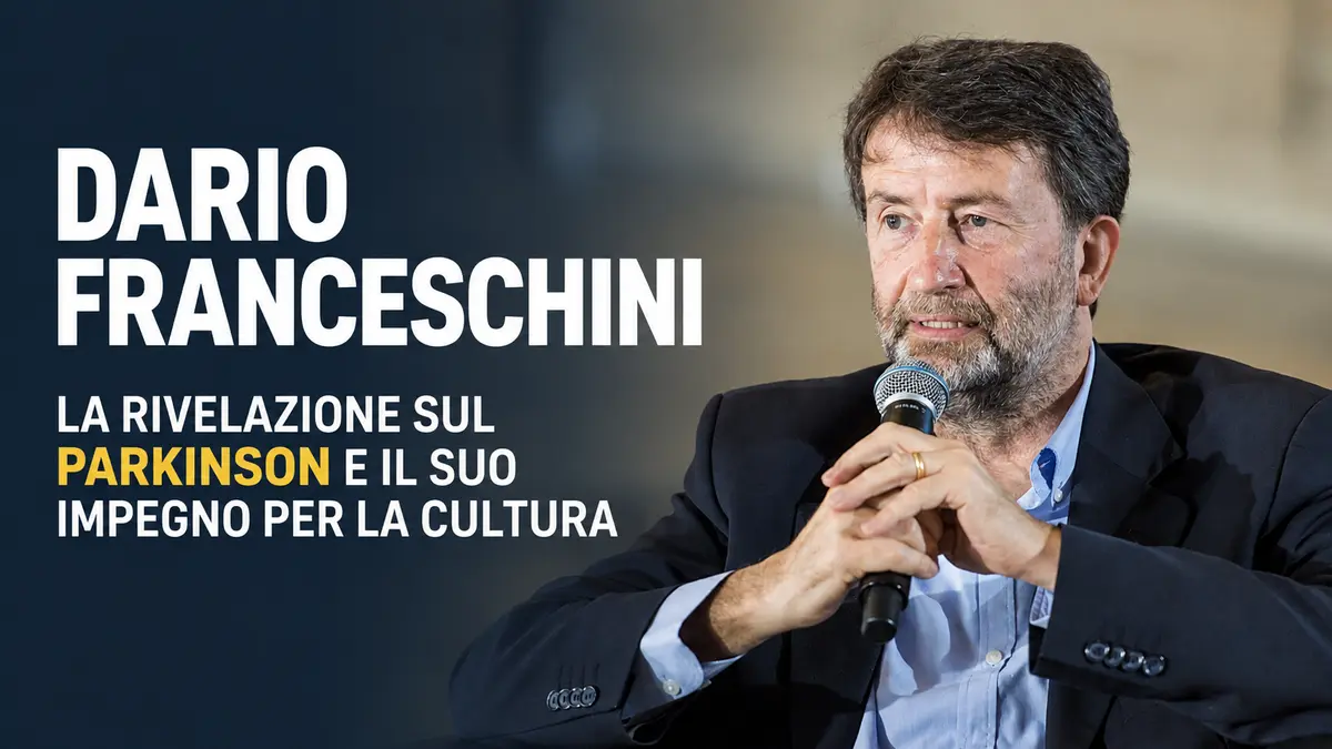 Dario Franceschini: la rivelazione sul Parkinson e il suo impegno per la cultura
