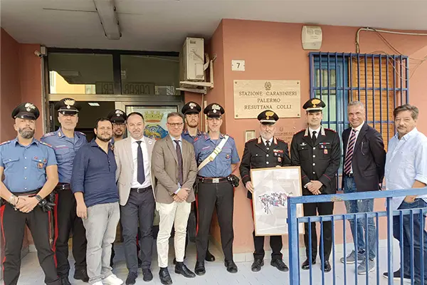 Incontro tra NSC e Carabinieri: Riconoscimenti per gli Incendi del 25 Luglio a Palermo