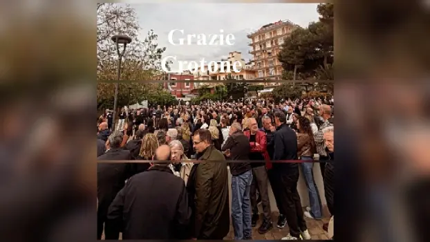 Amministrative Crotone 2026, Vincenzo Voce torna in Piazza Marinai d’Italia: “Crotone deve continuare a crescere”