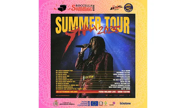 Roccella Summer Festival 2025, il 13 agosto al Teatro al Castello l’atteso concerto di Ghali
