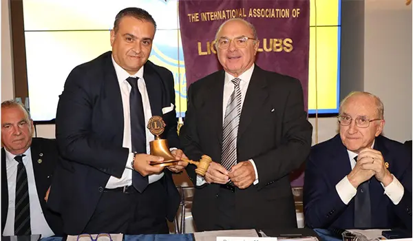 Passaggio della campana al Lions Club Catanzaro Rupe Ventosa: Pasquale Gigliotti è il nuovo presidente