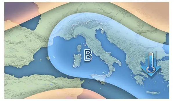 Meteo Italia weekend: fronte freddo dai Balcani, piogge e neve in arrivo